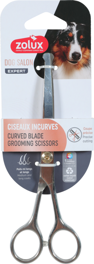 Curved Blade Grooming Scissors
